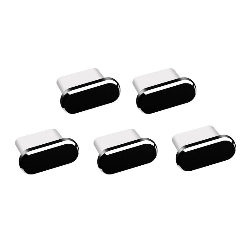 1-5Pcs Metal USB Type C Dust Plug for iPhone 17 Pro Max Air 17PM Mobile Phone Type-C Charging Port Protector Cover Cap Stopper