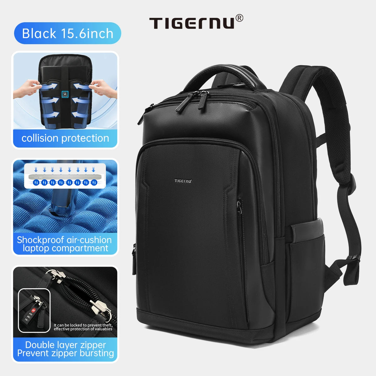 Tigernu Travel Backpacks For Men 14 15.6 17inch Laptop Backpacks Business Backpack Bags For Travel Backpacks Schoolbag knapsack