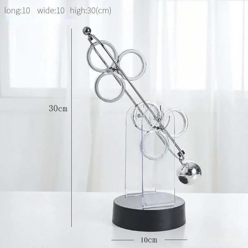 Physics Science Newton Pendulum Nordic Home Decoration Accessories Modern Metal Maglev Balance Balls Office Desk Decor Gifts