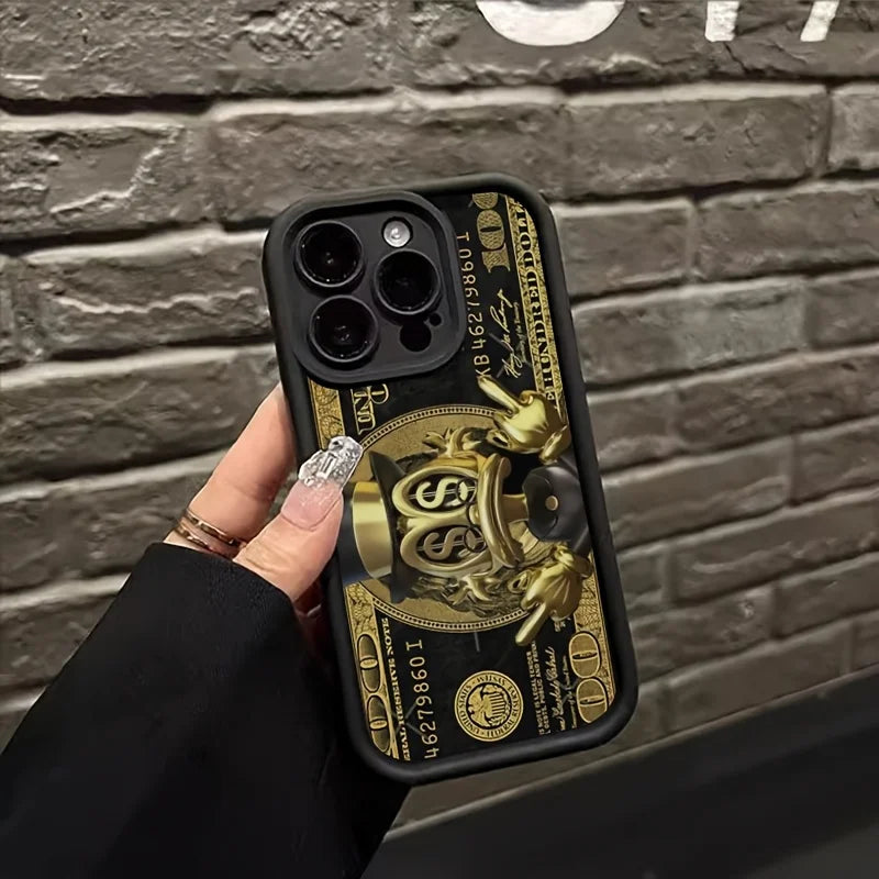 Popular USD Dollar Design Soft TPU Phone Case For iPhone 17 Air 16 15 14 13 12 11PROMAX Back Cover