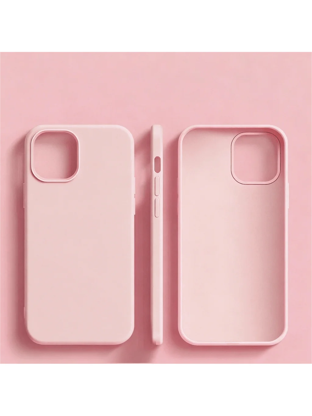 Solid Color Silicone TPU Shockproof Basic Liquid Silicone Phone Case Genuine Cream Yellow TPU Prevents Yellowing Soft-Level Prot