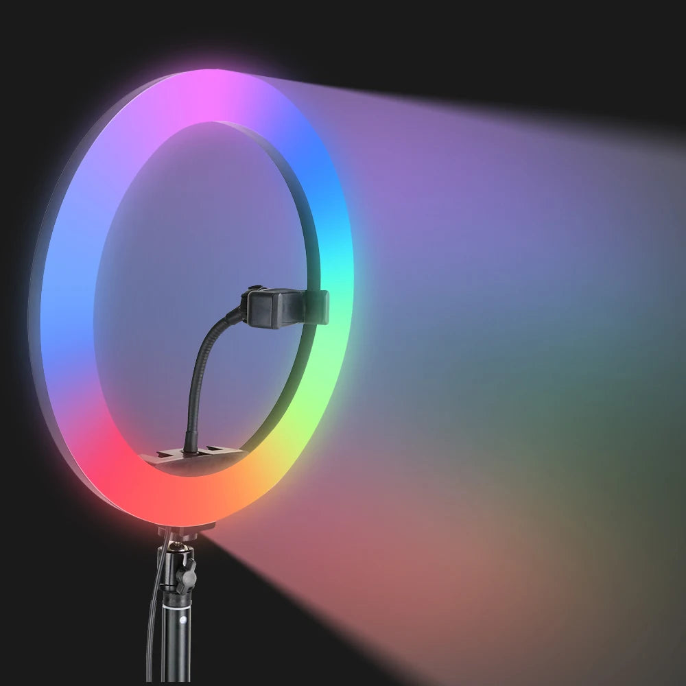 10 13 Inch Ring Light Dimmable Selfie Lamp Pptional Tripod Photographic Lighting Studio Video Lights For Live Make Up Youtube