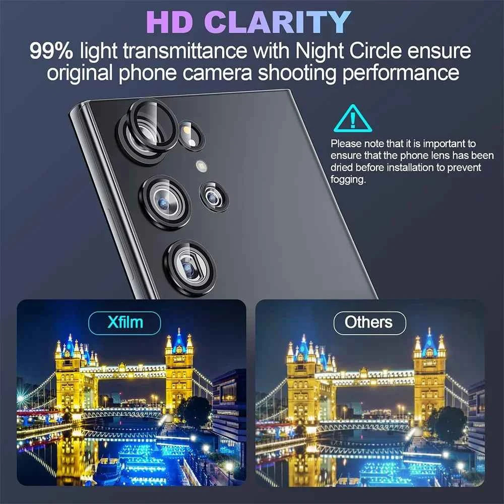 Camera Metal Lens Ring Glass Case For Samsung Galaxy S26 Ultra S25U S24 S23 Plus S22 Camera Lens Screen Protector Lens Cover