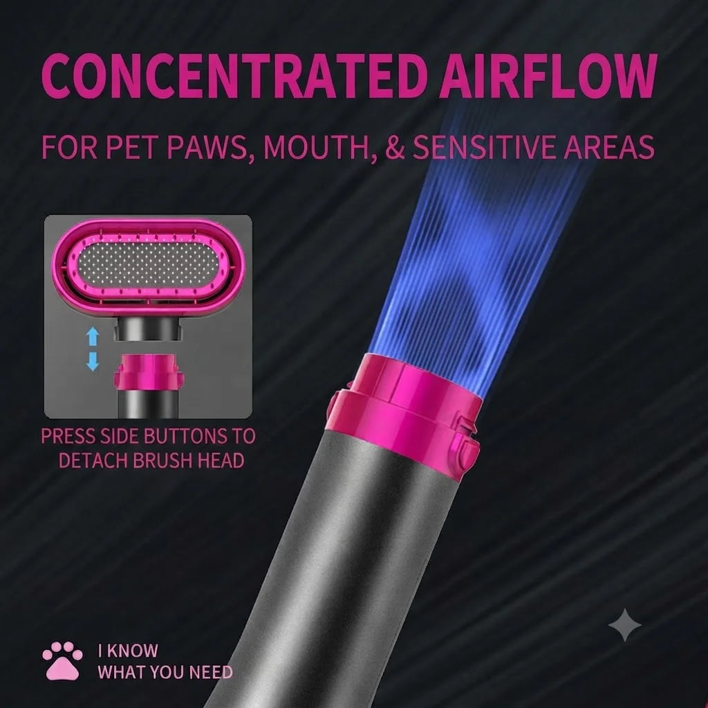 Pet Hair Dryer Dog Grooming Home Pet Products Silent Non-Hurting 280W Drying Hair Dryer Comb for Dog Hair Dryer