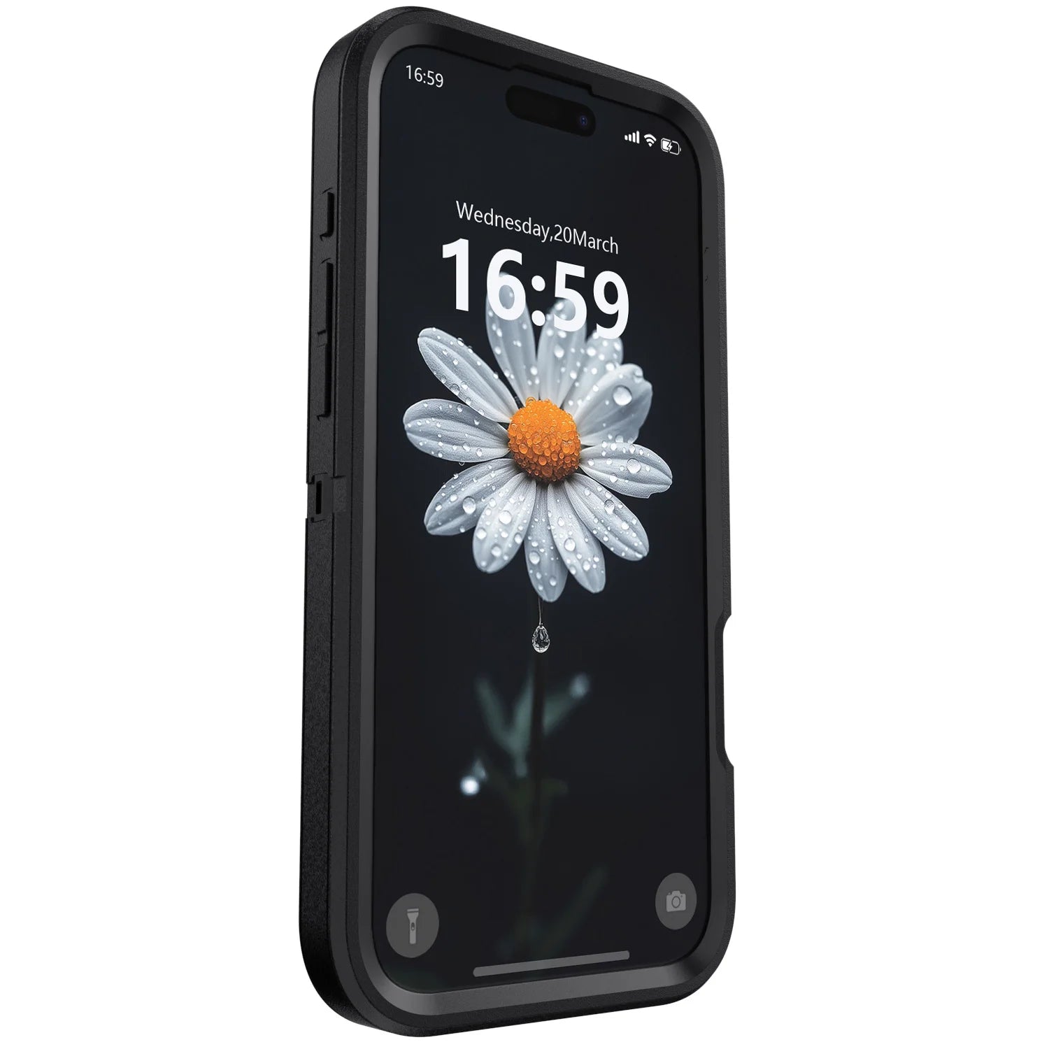 For iPhone 11 12 13 14 15 16 Plus Pro Max Case Heavy Duty Shockproof Hybrid Rugged Kickstand Cover Black