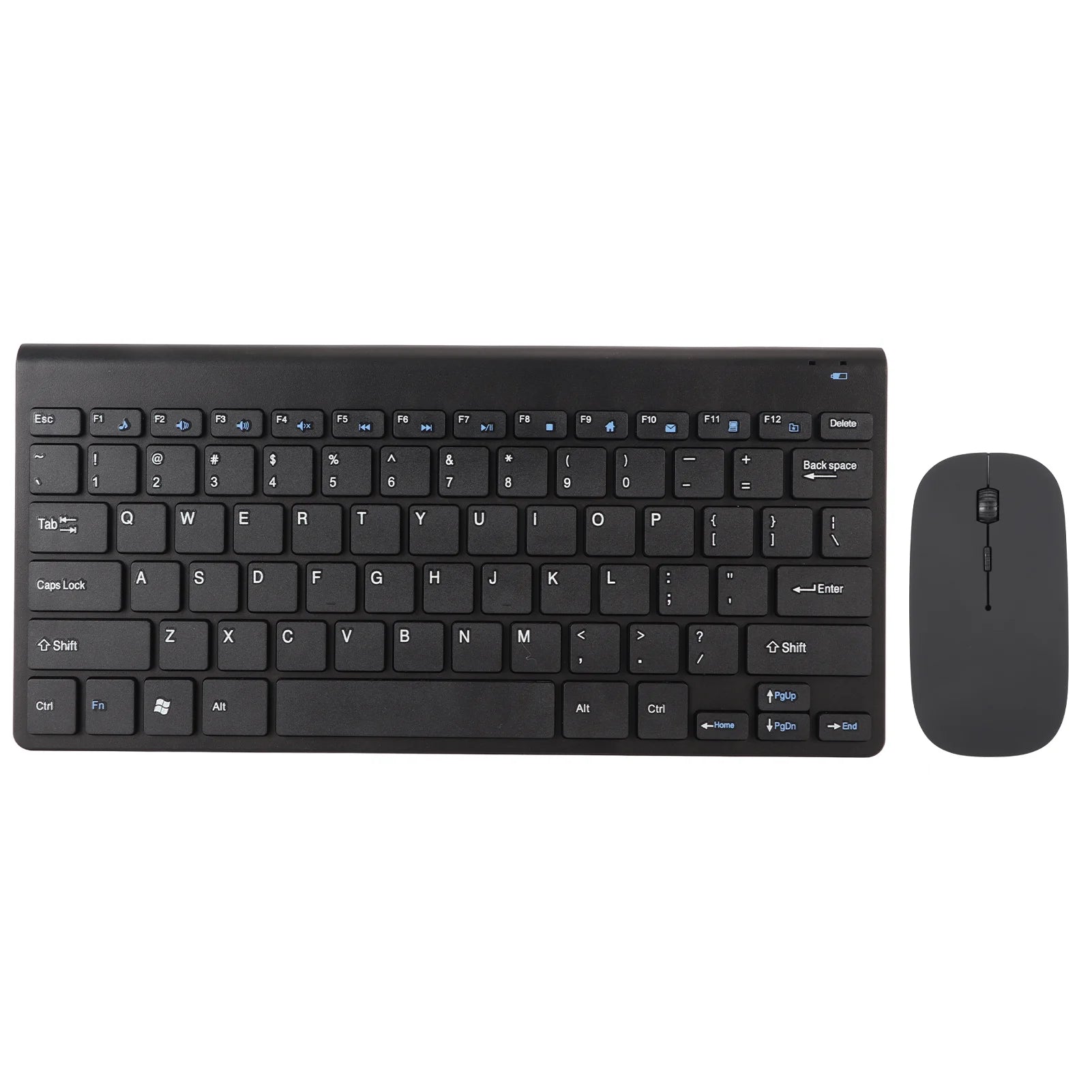2.4G Wireless Keyboard Mouse Kit Slim Silent Smart Wireless Keyboard Mouse Set with USB Receiver For Home PC Laptop