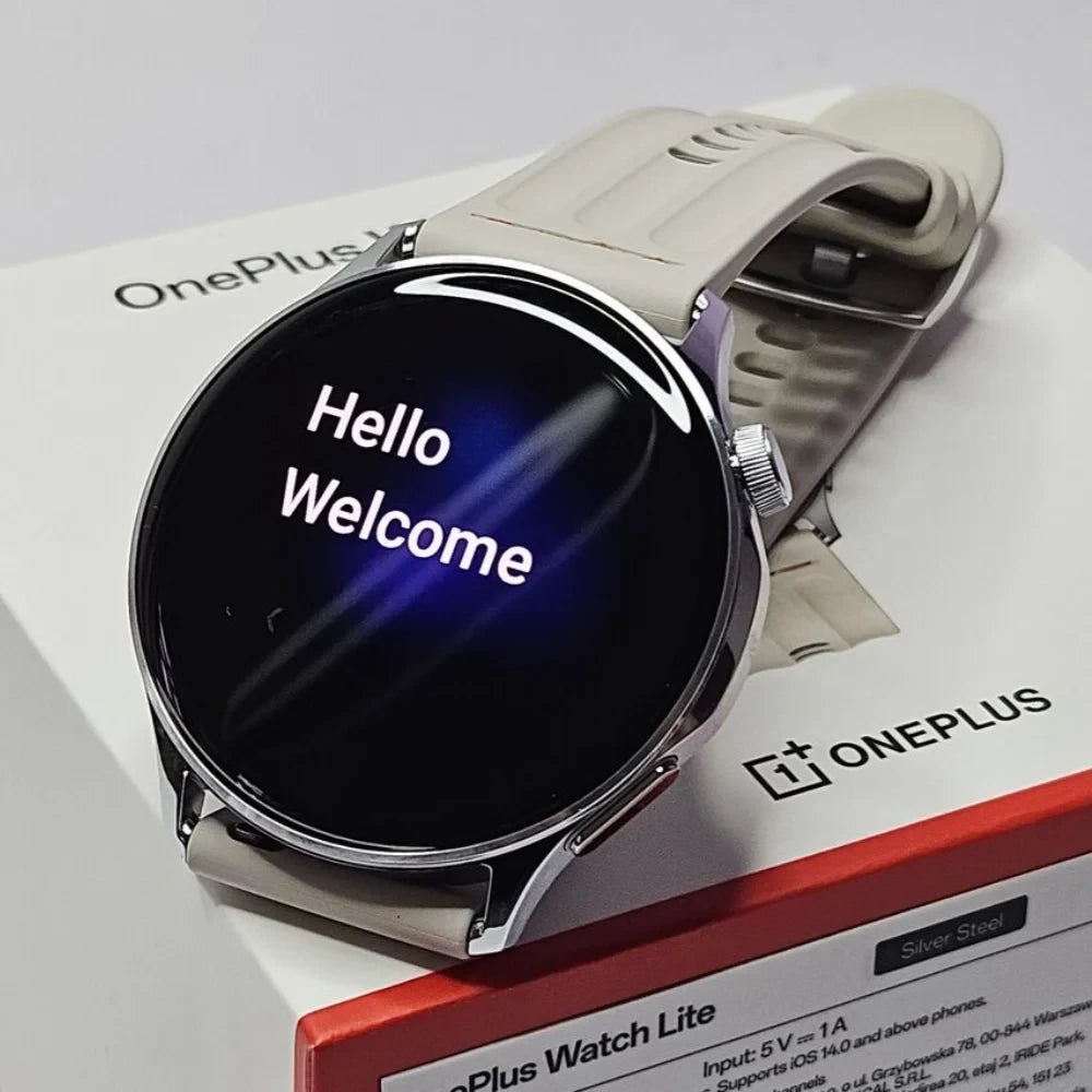 World Premiere OnePlus Watch Lite Smart Watch Global Version Up to 10 Days of Battery Life Dual Band GPS 1.46'' AMOLED Display
