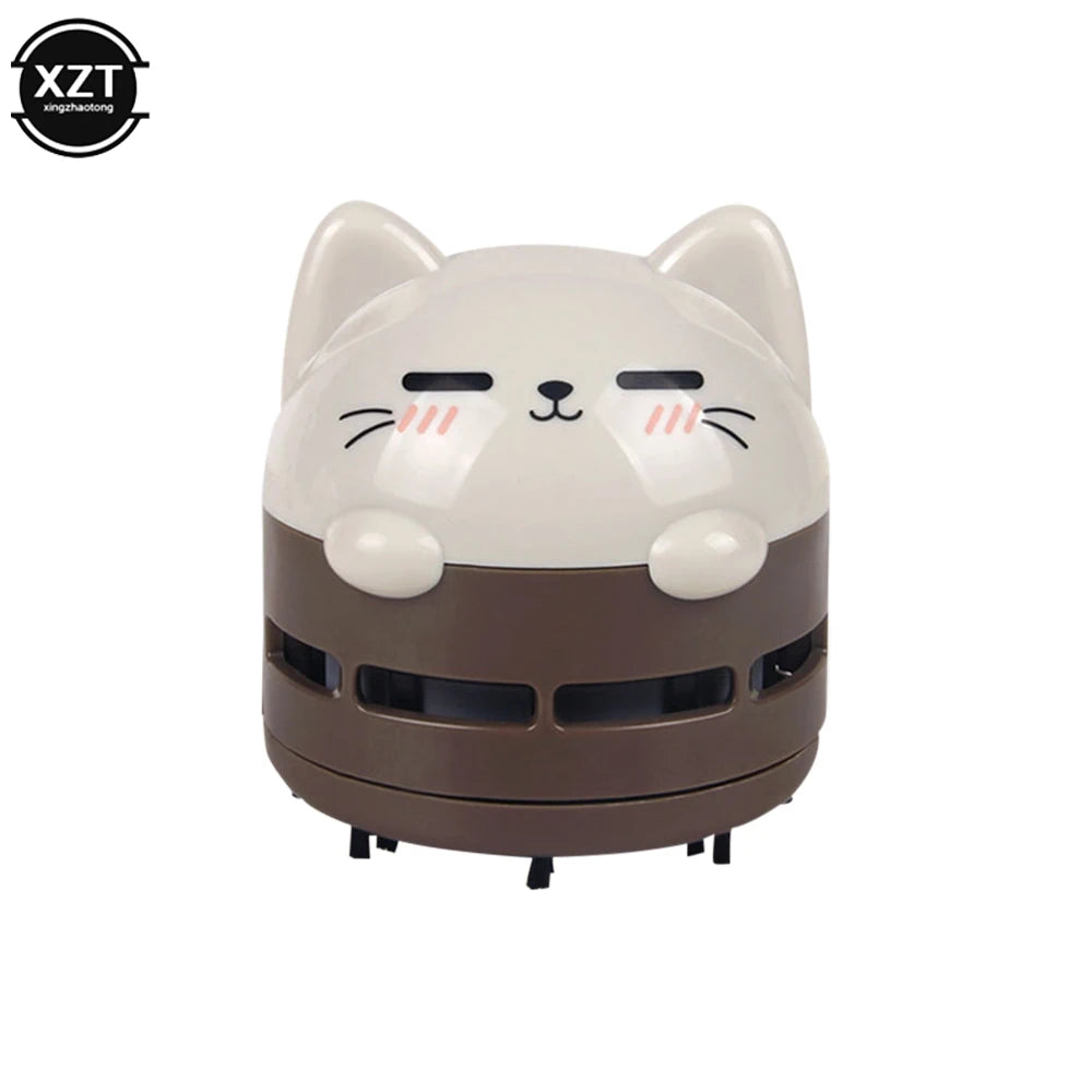 Mini Cartoon Animal Pattern Rechargeable Wireless Vacuum Cleaner Car Keyboard Vacuum Cleaner Handheld Usb Desktop Vacuum Cleaner