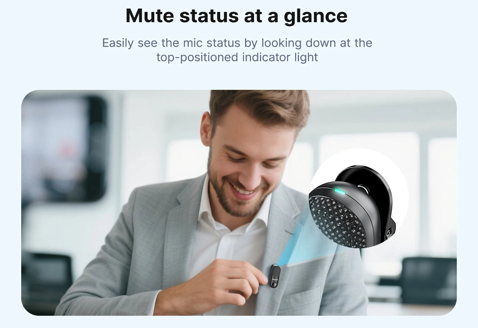 BOYA BOYA Magic Wireless Lavalier Microphone 4 Forms in 1 Mic for iPhone Android USB-C Phone Camera for Interview Live Streaming
