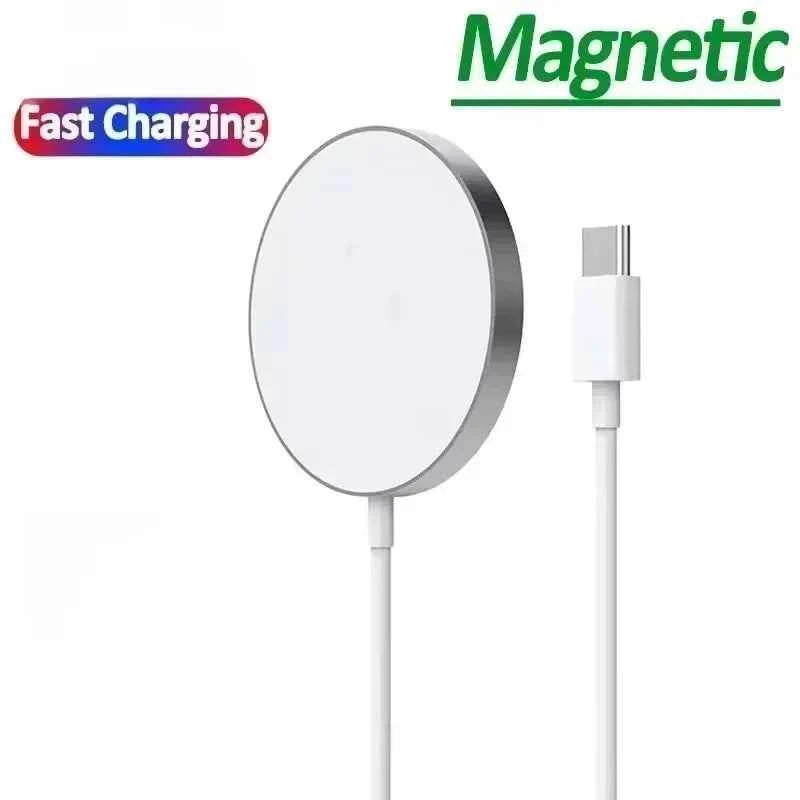 Fast Charger Original Magnetic Wireless Charging Device For iPhone 17 16 15 14 13 12 Pro Max Mini USB C 8 Plus XR XS MAX Airpods