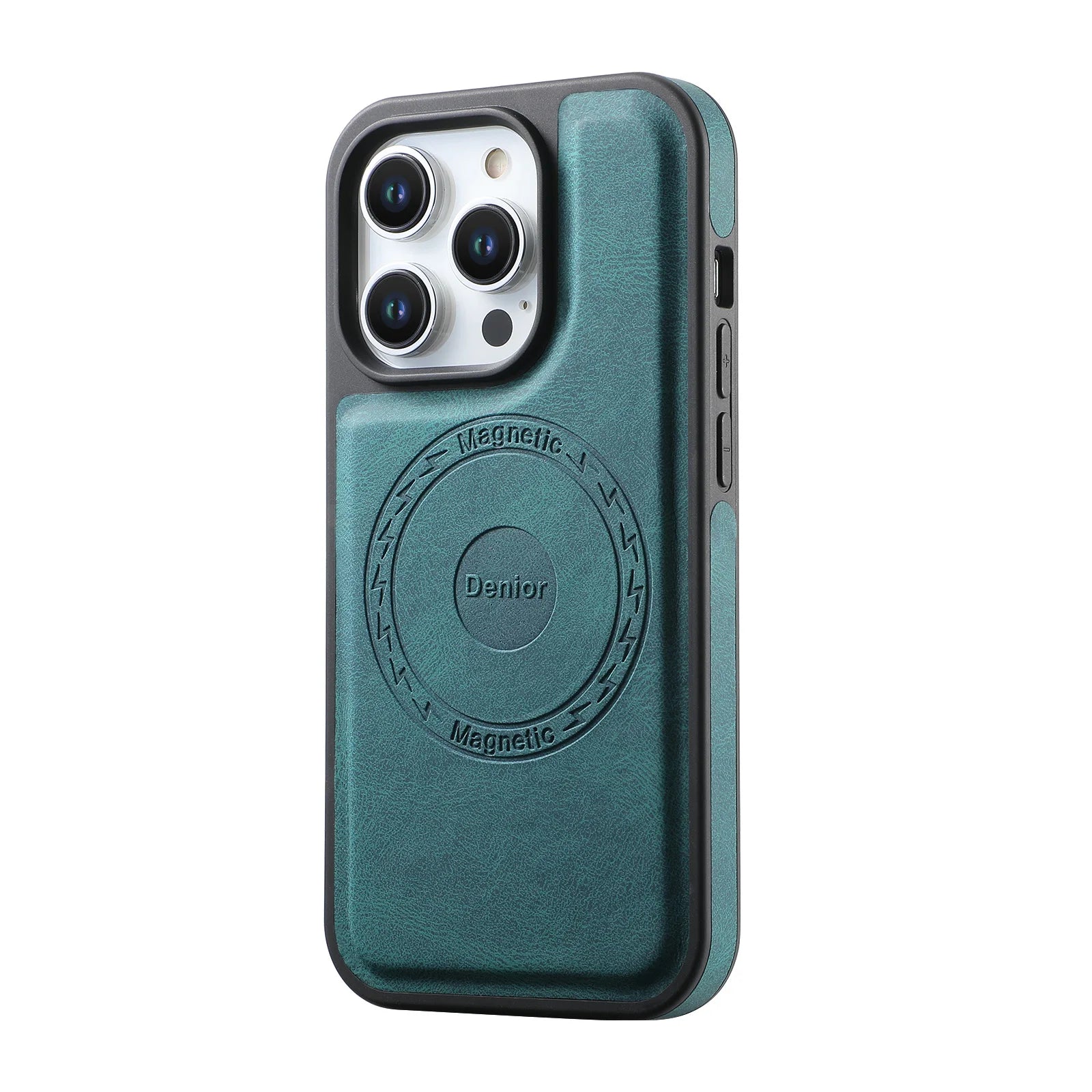 Magnetic Case for iPhone 16 15 14 13 12 Pro Max Plus Vintage Leather Cover for Magsafe Anti-konck Soft Shell iP16 Phone ./\';p