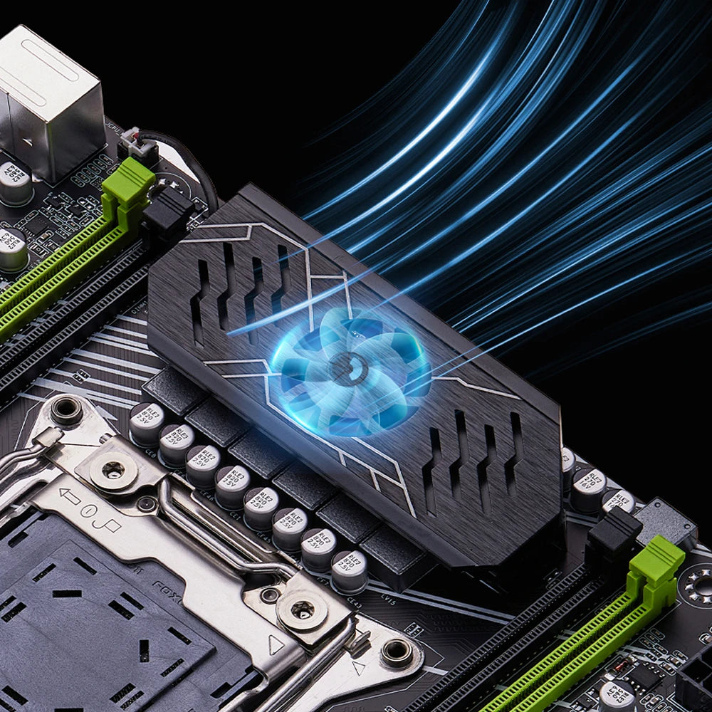 QIYIDA X99 motherboard set kit LGA2011-3 xeon E5 2680 V4 2*16GB=32GB 3200MHz 4 channels DDR4 SATA 3.0 nvme M.2 SATA M.2ATX - WinSupport Tech