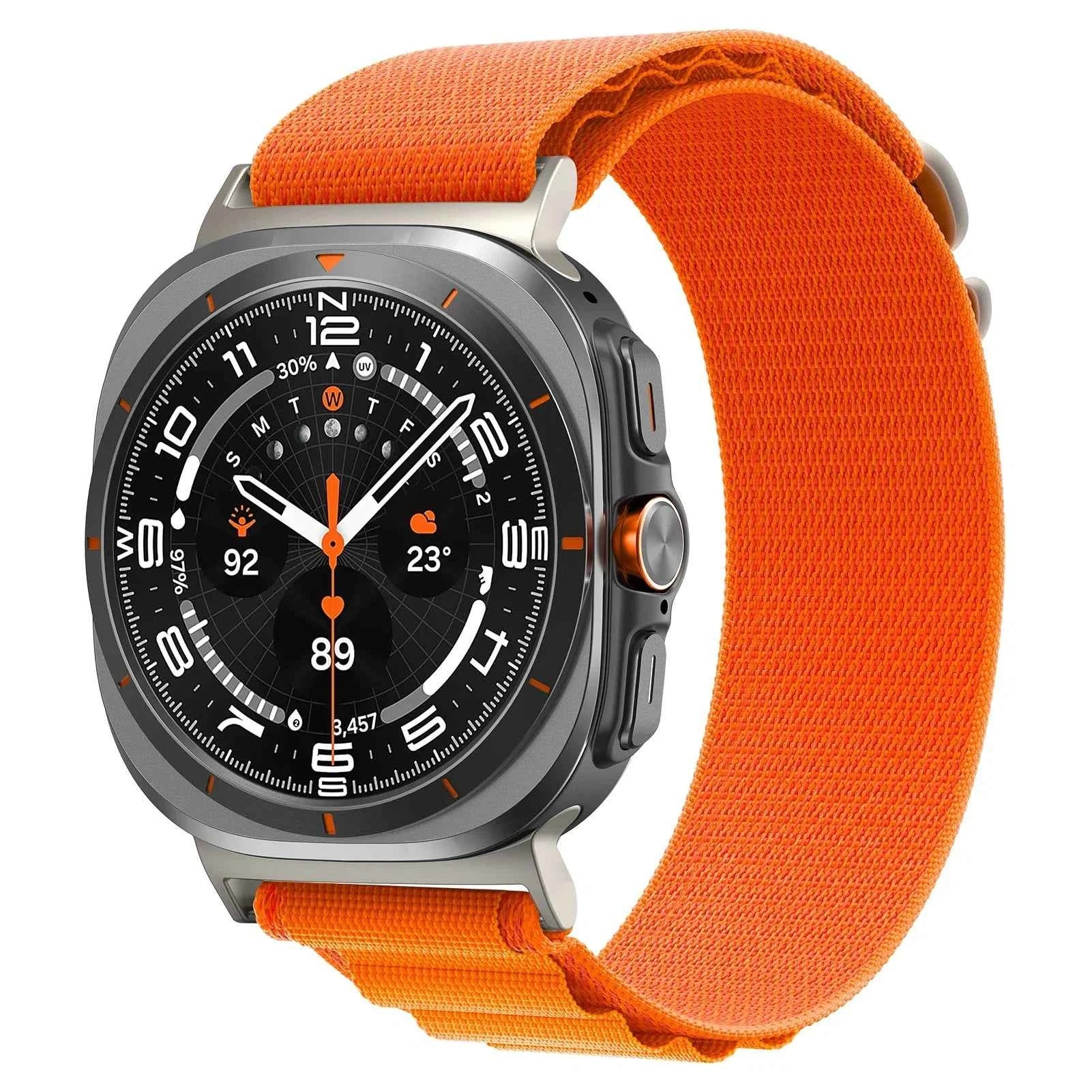 Samsung Galaxy Watch Ultra band 47mm Accessories Sport Nylon Bracelet correa Galaxy watch 7 ultra 47 mm Strap
