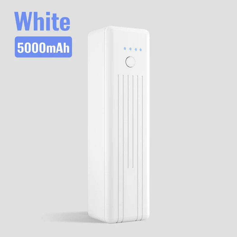 PUJIMAX 5000mAh Power Bank 12W Fast Charging Portable External Battery for iPhone 15 14 12 Xiaomi Huawei Samsung Mini Powerbank