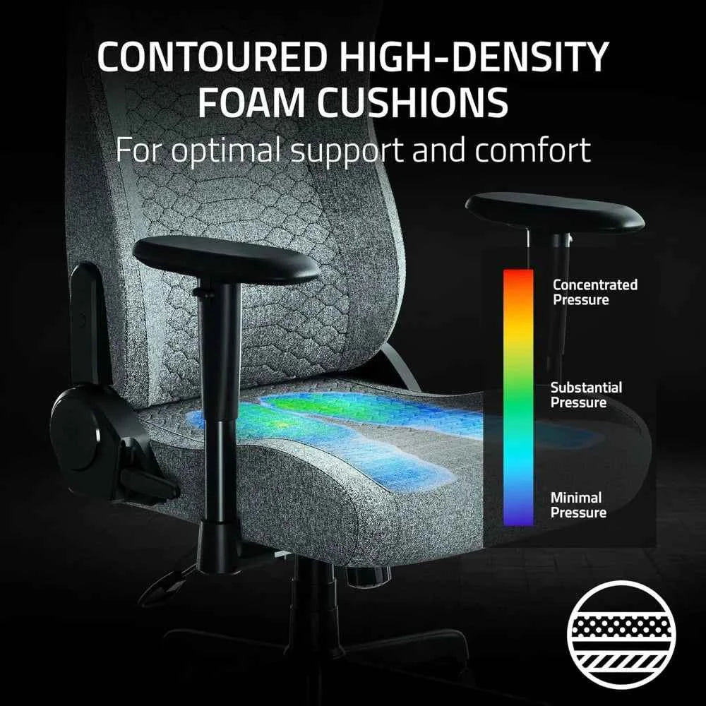 Razer Iskur V2 X Ergonomic Gaming Chair: Enhanced Lumbar Support, Expanded Seat, High-Density Foam, Adjustable 152 Degrees