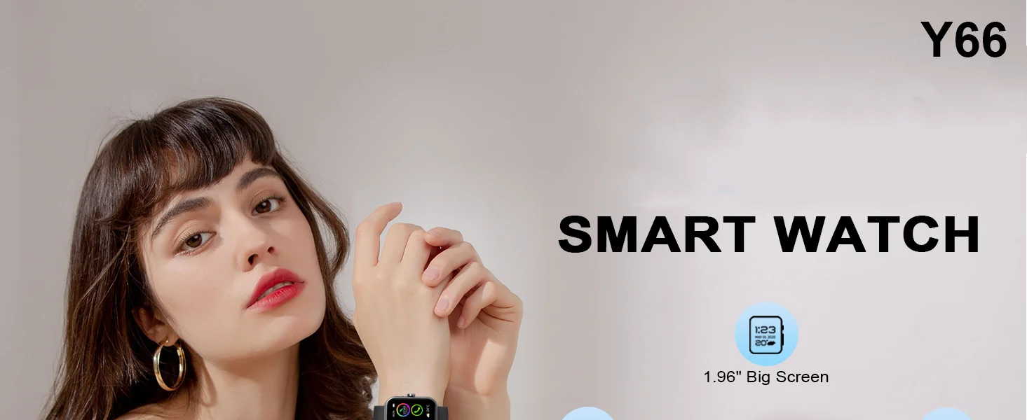 Smart Watch(Answer/Make Calls), 1.96