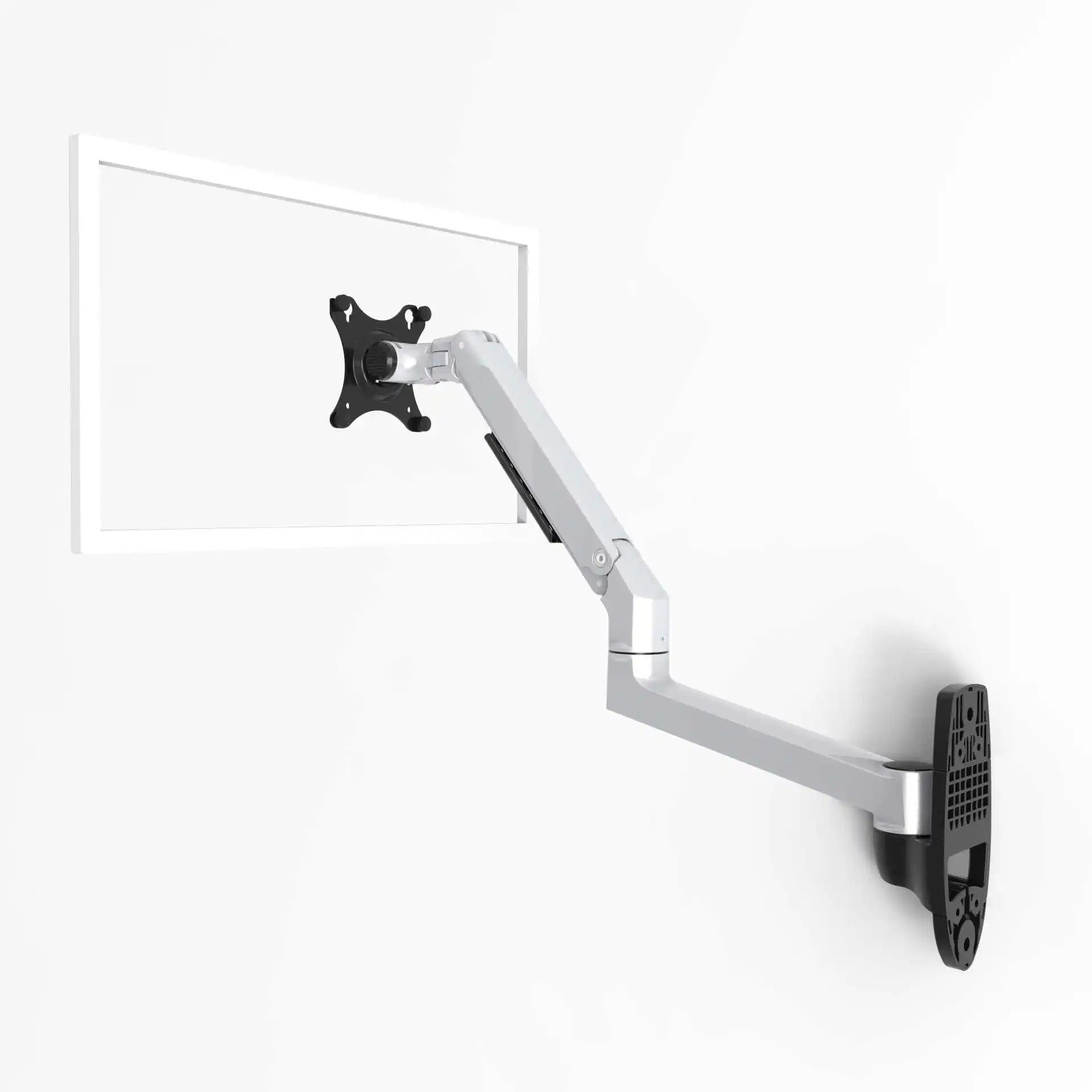 V62W  Wall Mount Aluminum Mechanical Spring Arm Monitor Holder Full Motion LCD LED Monitor Mount Arm Monitor Support