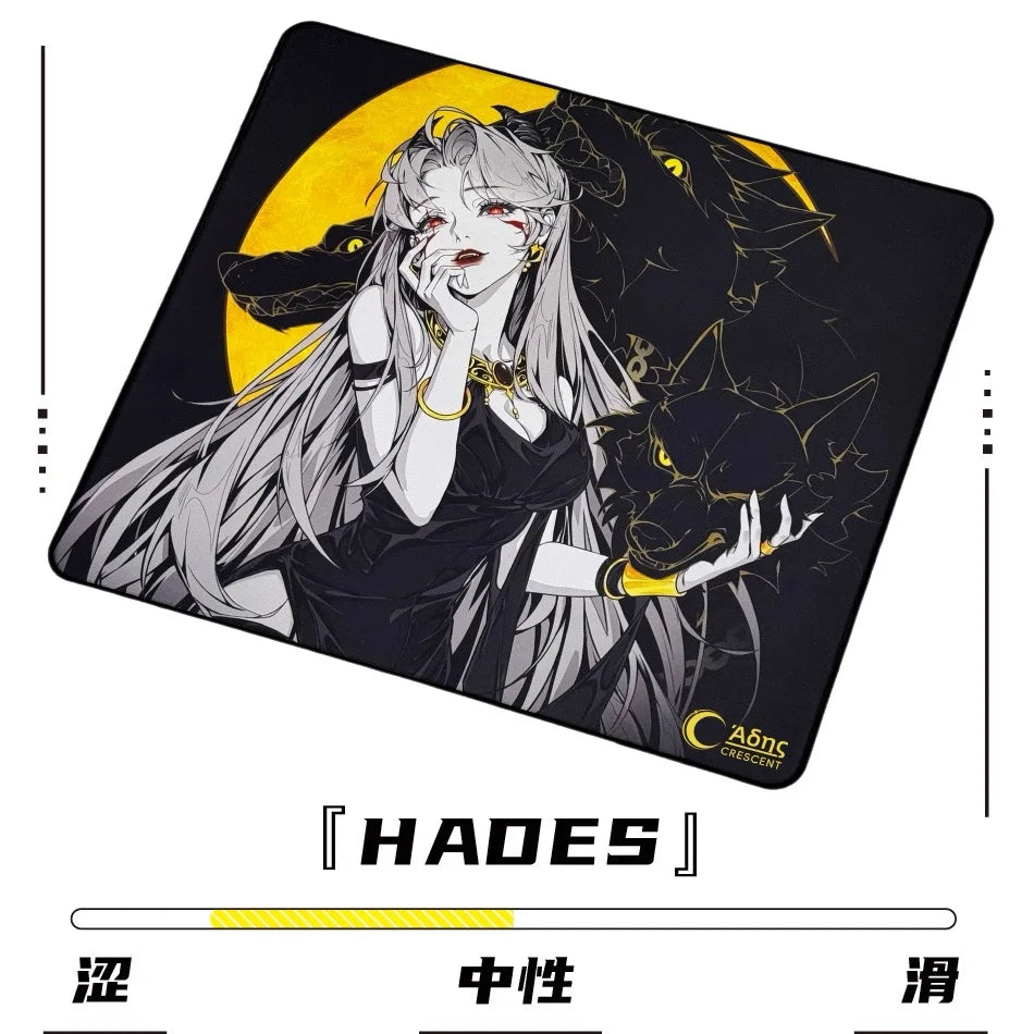 Hot Sale Crescent Care Studio Olympus Series Zeus Hades Poseidon Ares X Mousepad Gaming Mouse Pad FPS PC E-sport Accessories