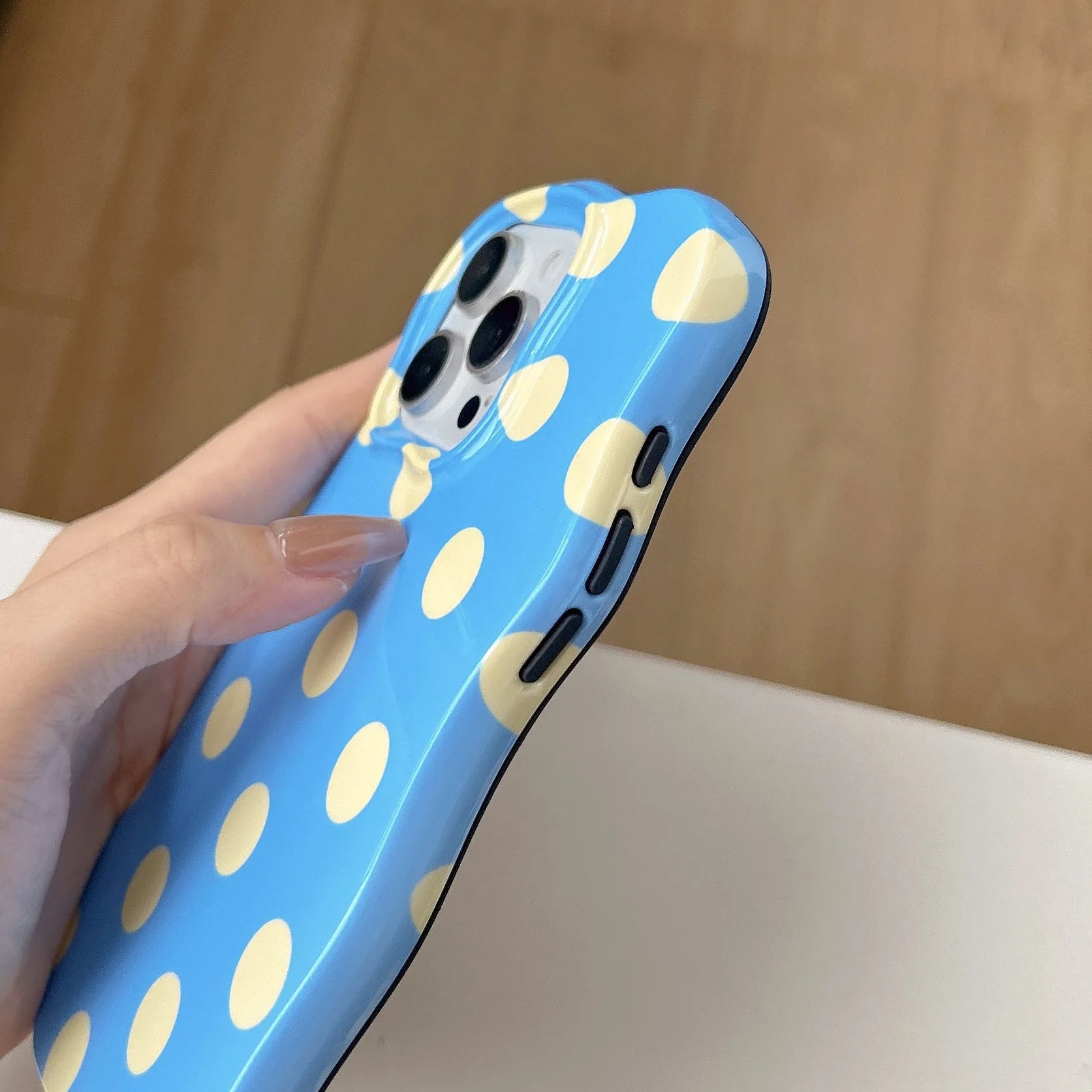 Pastel Polka Dot Phone Case - Compatible with iPhone 17 Air/16 Pro/15 Pro Max/14/13/12/11