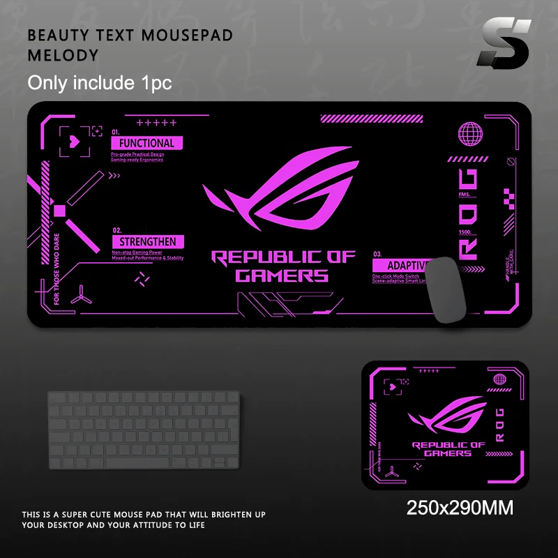 Gaming Mats Large Extended Pad for ASUS Rog Mouse Pad Gamer PC Computer Keyboard XXL Desk Mat Offices Interior Accessories Rug