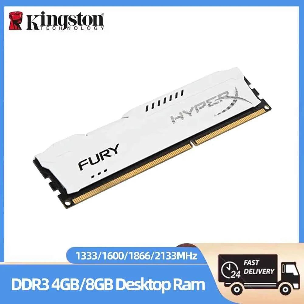 HyperX Fury Memoria DDR3 RAM 8GB (2x4GB) 16GB (2x8GB) 1333 1600 1866 2133MHz DIMM 240Pin 1.5V PC3-12800 for Desktop