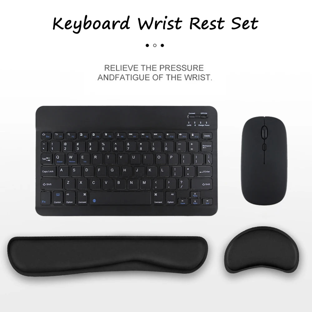 Mouse Pad Memory Foam Mouse Mat Keyboard MousePad Set Ergonomic Wrist Pad Mice Mat ,For Office Computer Laptop moise pad