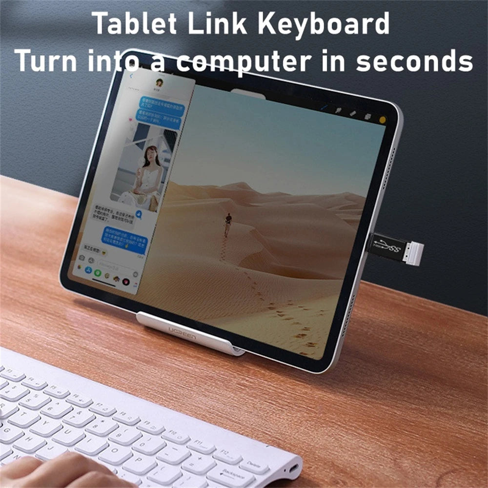 NNBILI Universal OTG Type C Adapter USB C Male to USB-A Male Female Converter for Macbook Huawei Samsung Note Ipad Connector