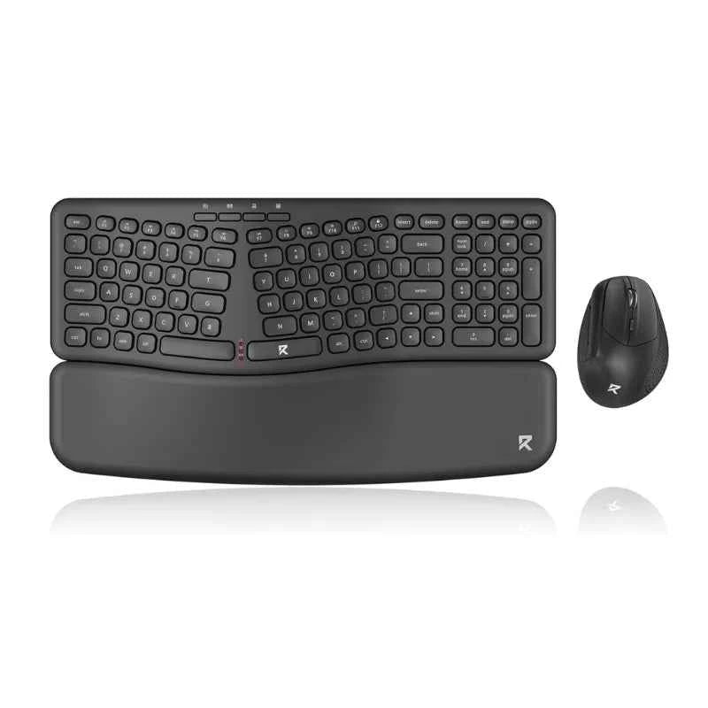 Redragon BS7162 Wireless Keyboard and Mouse Combo, 108 Keys 2.4Ghz Wireless Low-Profile Membrane Keyboard