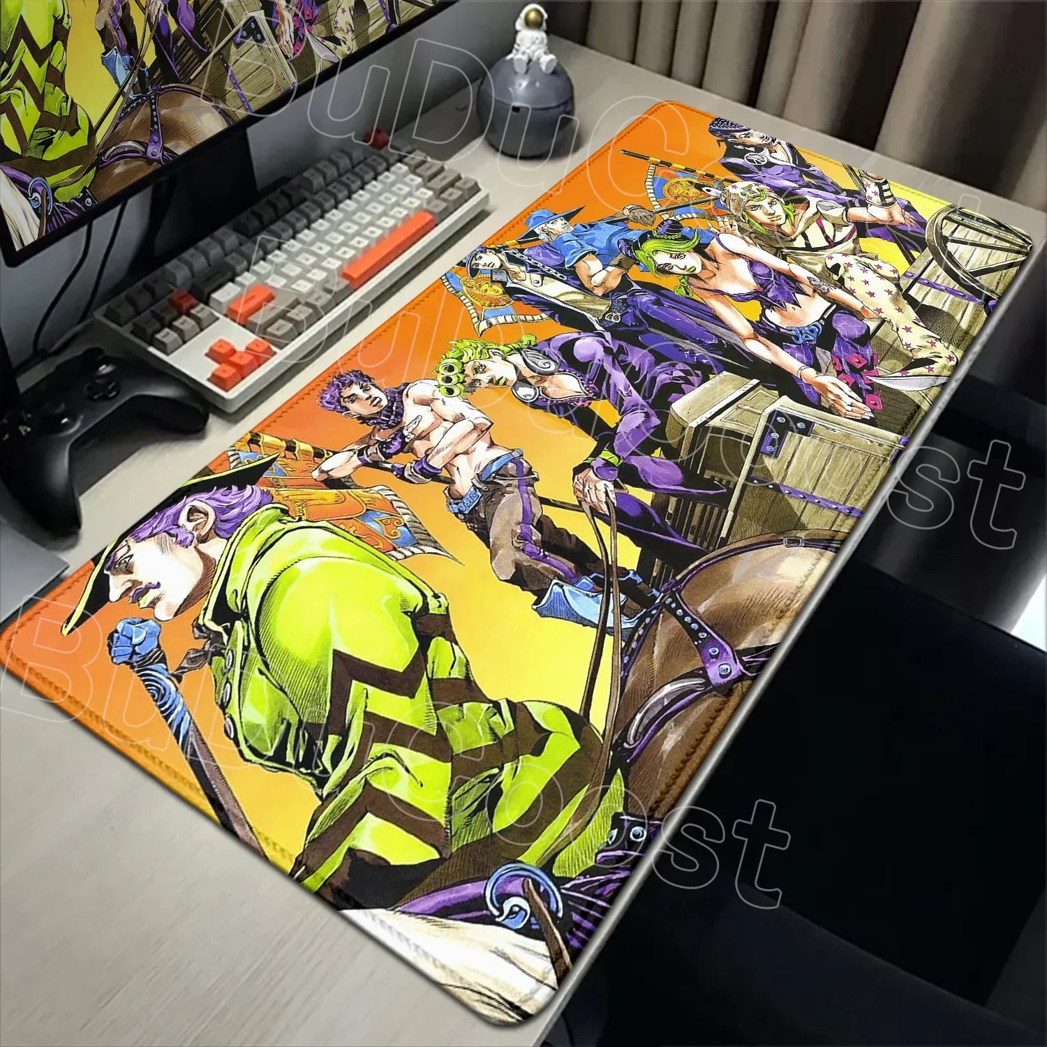 HD J-Jojo B-Bizarre A-Adventure Mouse Pad Gaming 900×400mm Mousepad Xxl Mouse Mat Offices Accessories Keyboard Pad Computer Desk