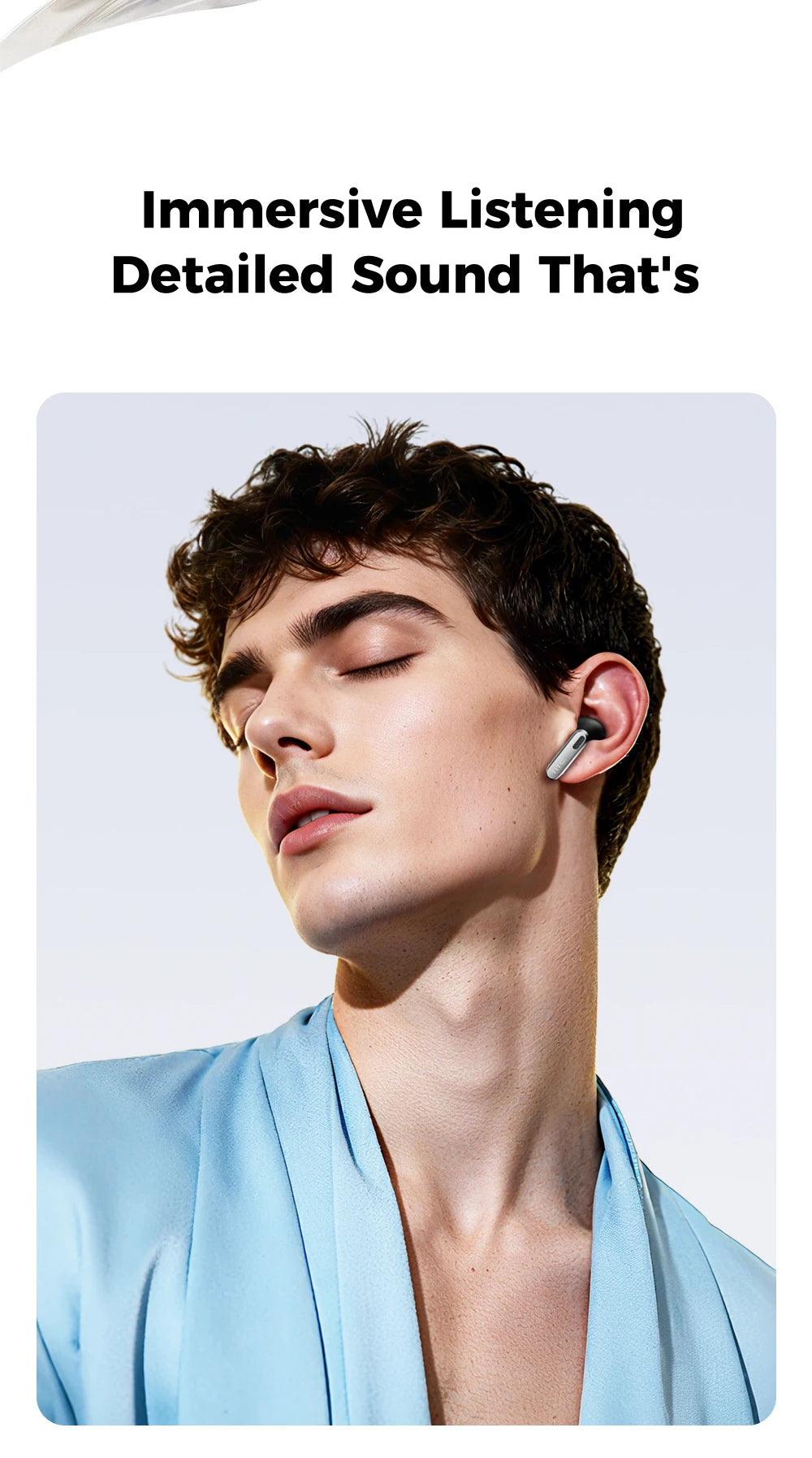 HTC NE46 TWS Earbuds BT 6.0 Heart Rate Monitoring Earbuds Smart Screen Charging Case  Noise Cancelling HiFi Stereo AI Translator