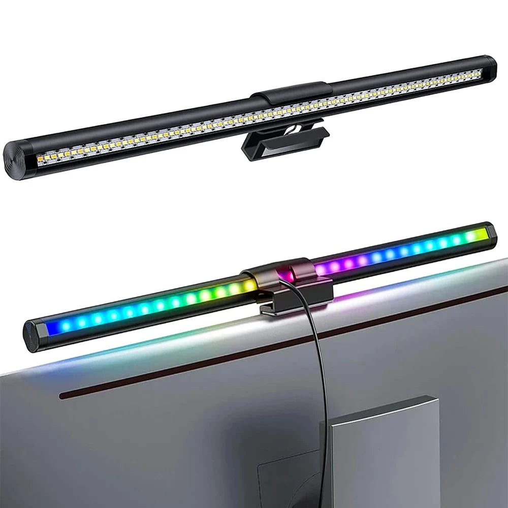 Wisciton RGB Desktop Atmosphere Light, Strip LED, Eye Protection, Learning/Reading, Hanging Light - WinSupport Tech