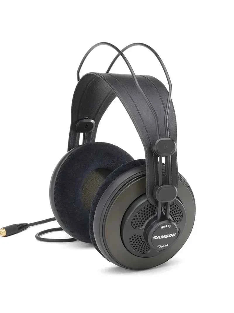 SAMSON SR850 Wired Semi-Closed Headphone Professional Recording Headset Head-Mounted Monitor Headphones For Phone Pc Mac Gifts