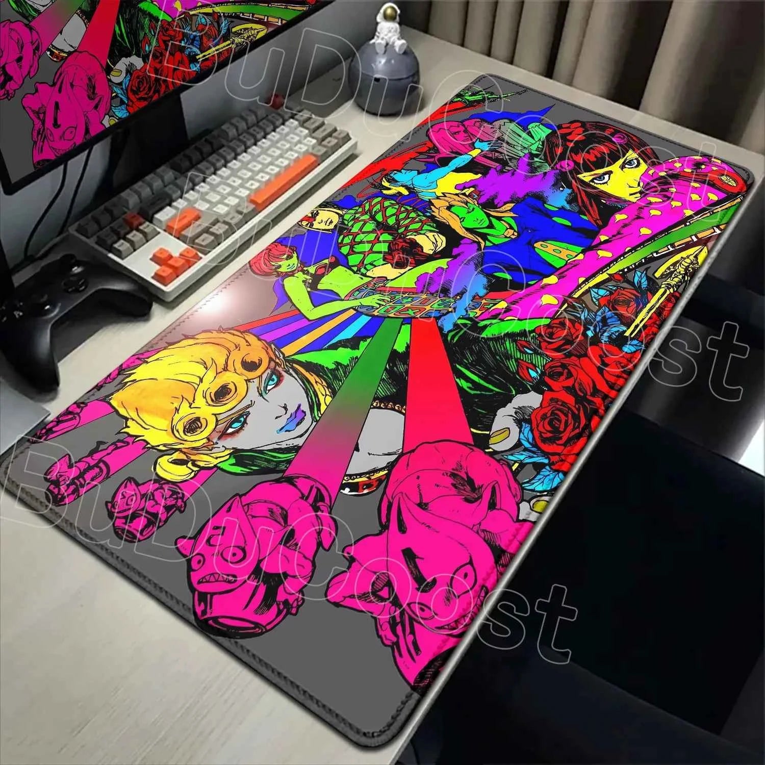 HD J-Jojo B-Bizarre A-Adventure Mouse Pad Gaming 900×400mm Mousepad Xxl Mouse Mat Offices Accessories Keyboard Pad Computer Desk