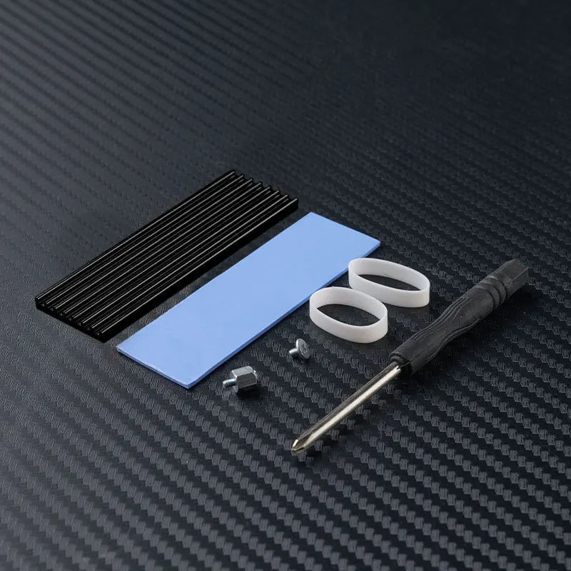 M.2 NVME NGFF 2280 Solid State Hard Disk Radiator Aluminum M.2 SSD Heatsink M.2 SSD Cooler With Thermal Pad For PS5 Desktop PC