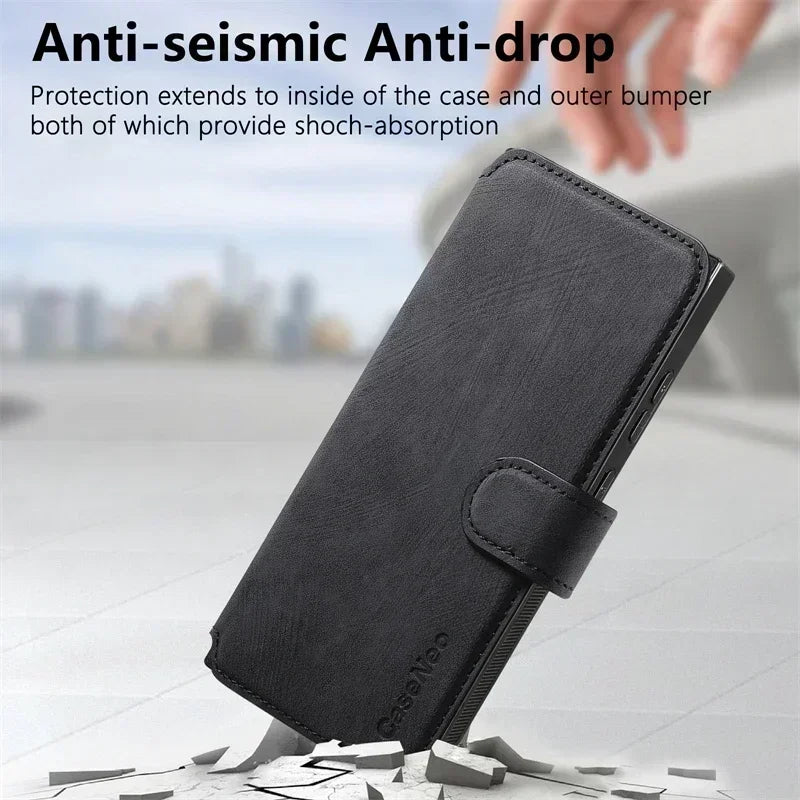 Magnetic 2 In 1 Detachable Flip Card Wallet Case For Magsafe Samsung Galaxy S26 S25 S24 S23 FE S22 S21 Ultra Note20 Plus A56 A36