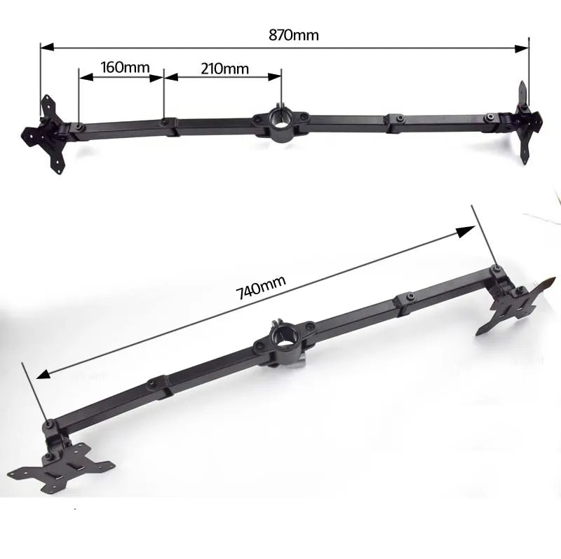D-MOUNT MS02 9.9kg each head Full Motion 360 rotate Dual 10