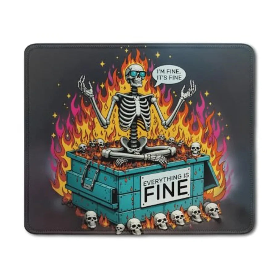Funny Opossum Mouse Pad, First of All I'm a Delight Opossum Mouse Pad for Desk Home Office Computers Laptop, Funny Opossum Gift