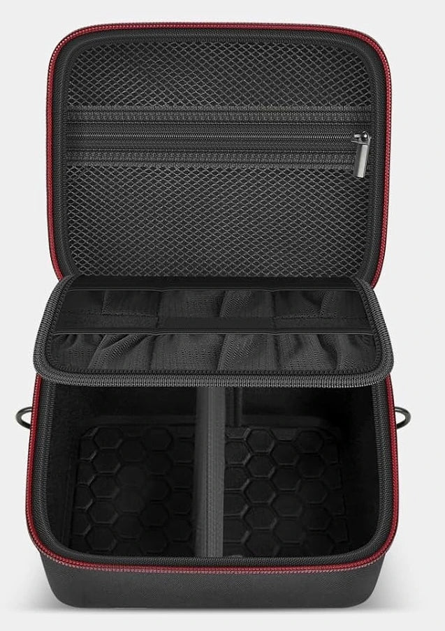 Hard Camera Case for Sony ZV-E10 A6400 A6000 A6100 A6600 A6500 (Medium,Kit Lens Only),Protective Bag with Shoulder Strap & Divid