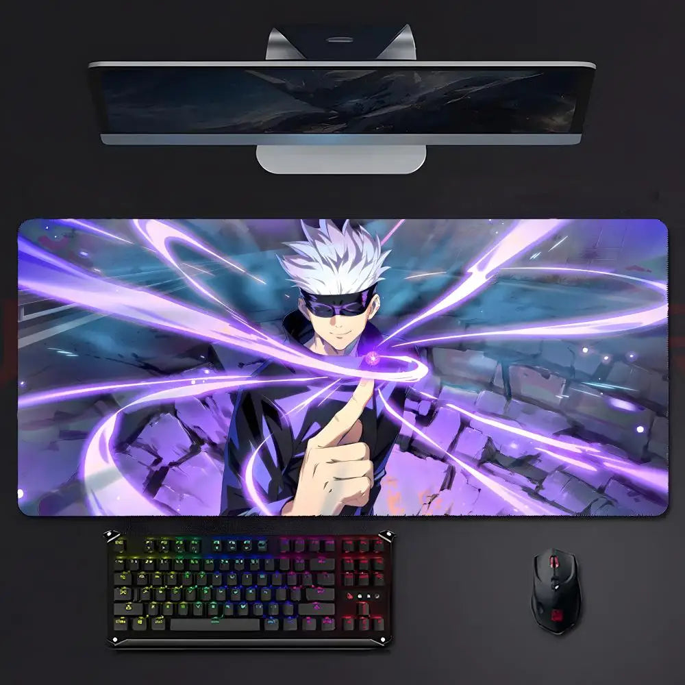 anime supernatural J-Jujutsu K-Kaisen Mouse Pad Mousepad Large Gaming LockEdge Thickened PC Table Desk Mat