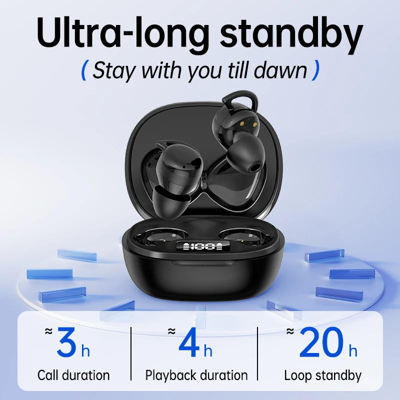 [Official Acer Product] Ohr557 Wireless Bluetooth Headphones In-Ear Design Sleep Headphones Comfortable for Wearing Sports Running Fitness Compatible with Mobile Phones Tablets Laptop Devices