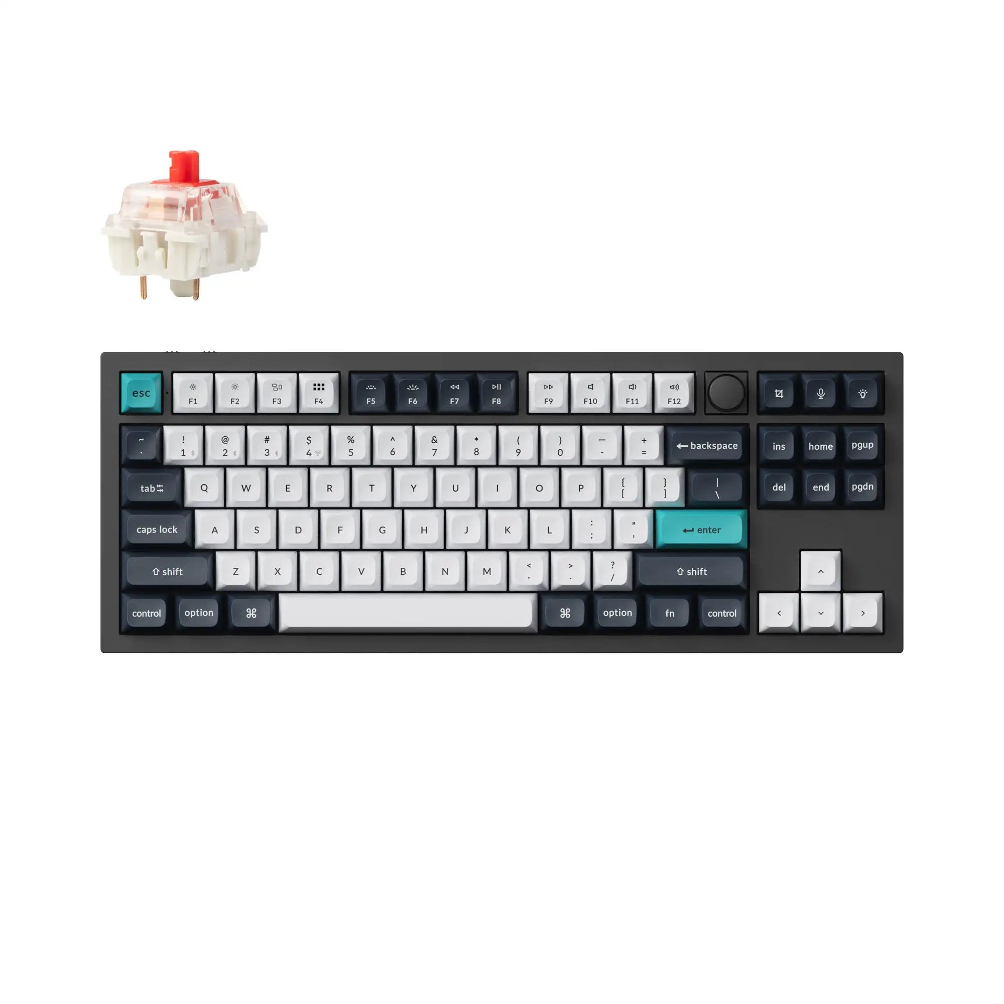 Keychron Q3 Max QMK/VIA Wireless Custom Mechanical Keyboard for Mac Windows Linux Gateron Jupiter Switch - WinSupport Tech