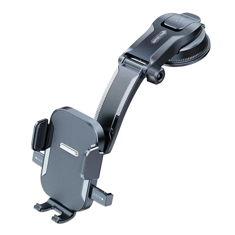 1Pc Car Mobile Phone Holder, Dashboard Installation, 360-Degree Rotatable Adjustment, Equipped with Strong Suction Cup, Non-Slip and High-Stability Mobile Phone Holder, Compatible with All Smartphones