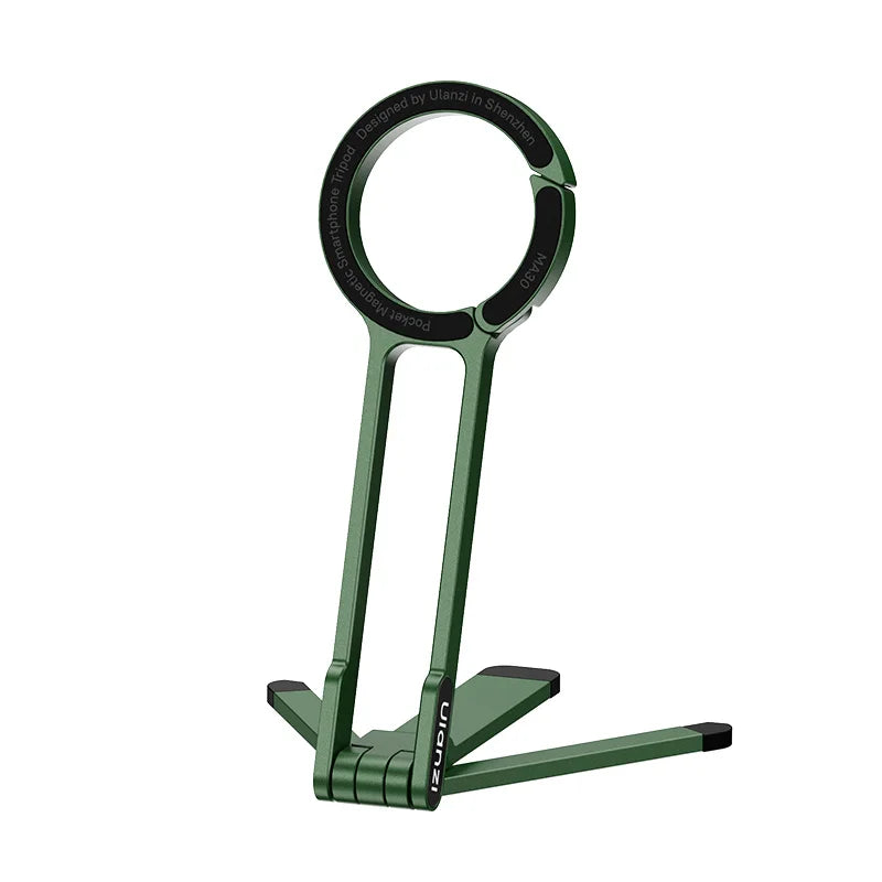 Ulanzi MA30 Carabiner-Mounted Phone Tripod for iPhone 15 14 13 12 Pro/Pro Max Dual-sided Magnet Tripod Desk Mount Phone Handle