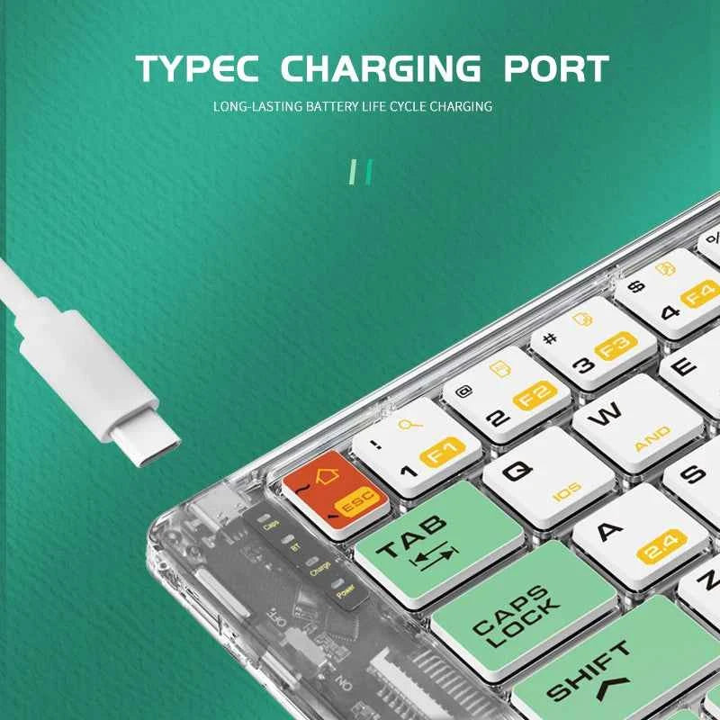 Wireless BT Foldable Keyboard and Mouse Combo,Ultra Slim, Rechargeable, Silent, Portable Travel Keyboard for Laptop,Tablet,Phone