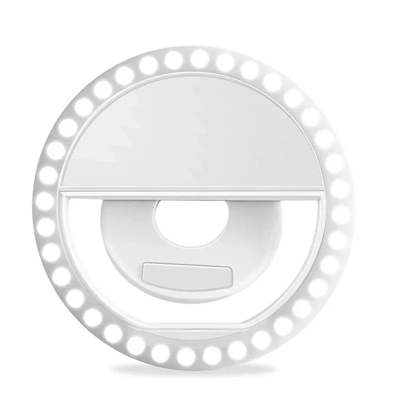 LED Selfie Ring Light for Mobile Phone Lens Selfie Light for IPhone, Samsung, Xiaomi, POCO Mobile Phone Portable Selfie Light