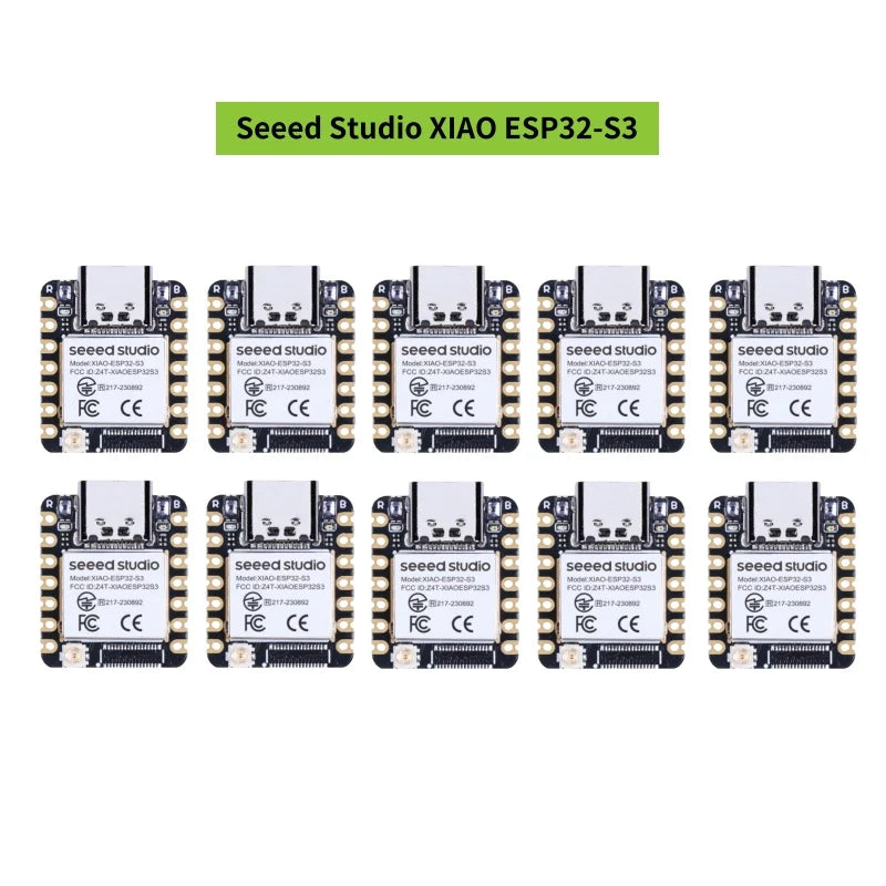 1-10PCS ESP32S3 Mini Development Boards Seeed Studio XIAO ESP32 S3 Arduino MicroPython Dev Board 240MHz 2.4GHz WiFi Bluetooth
