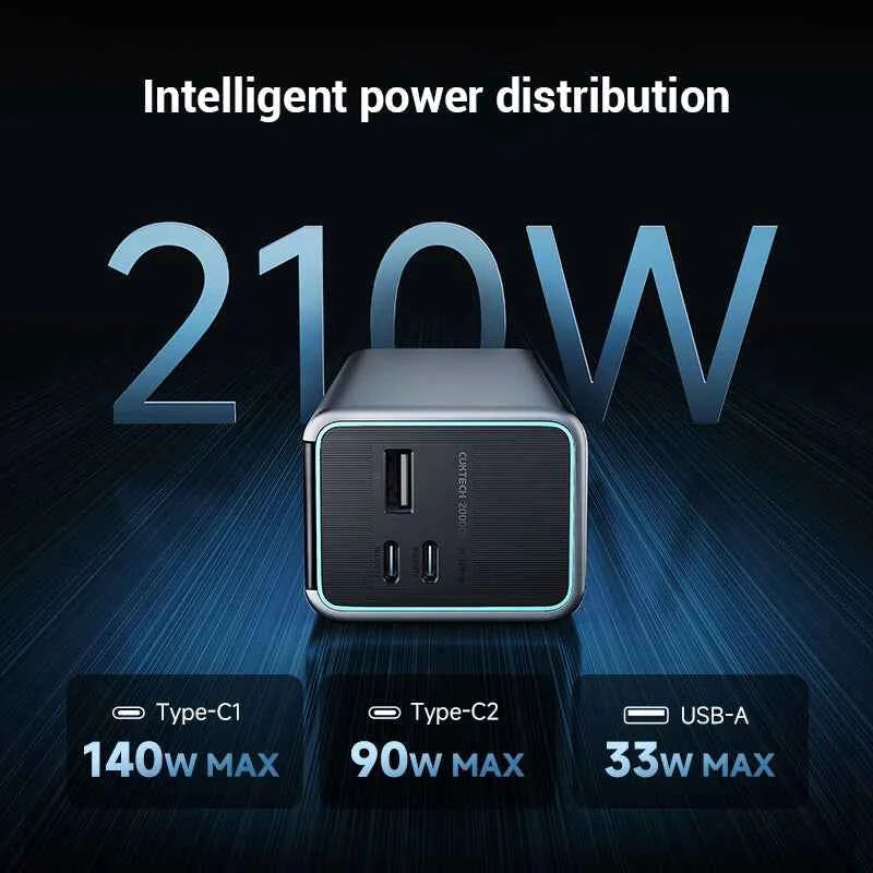 CUKTECH No.15 Power Bank Ultra 20000mAh PB200U 165W 2-Ports Input Portable Screen Display For Macbook iPhone 15 Xiaomi 14 Pro