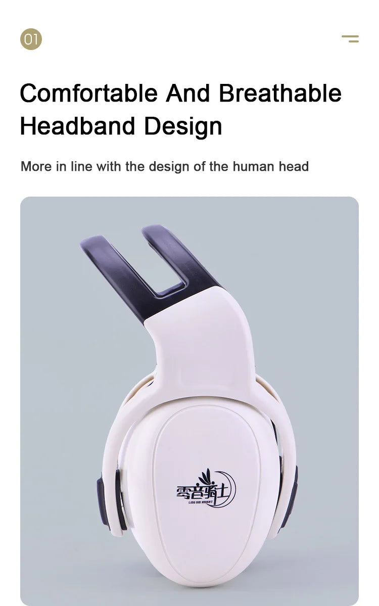 Soundproof Earmuffs Professional Protection Adult Anti-Noise Students Learn Noise Reduction Quiet Industrial Earmuffs 36db