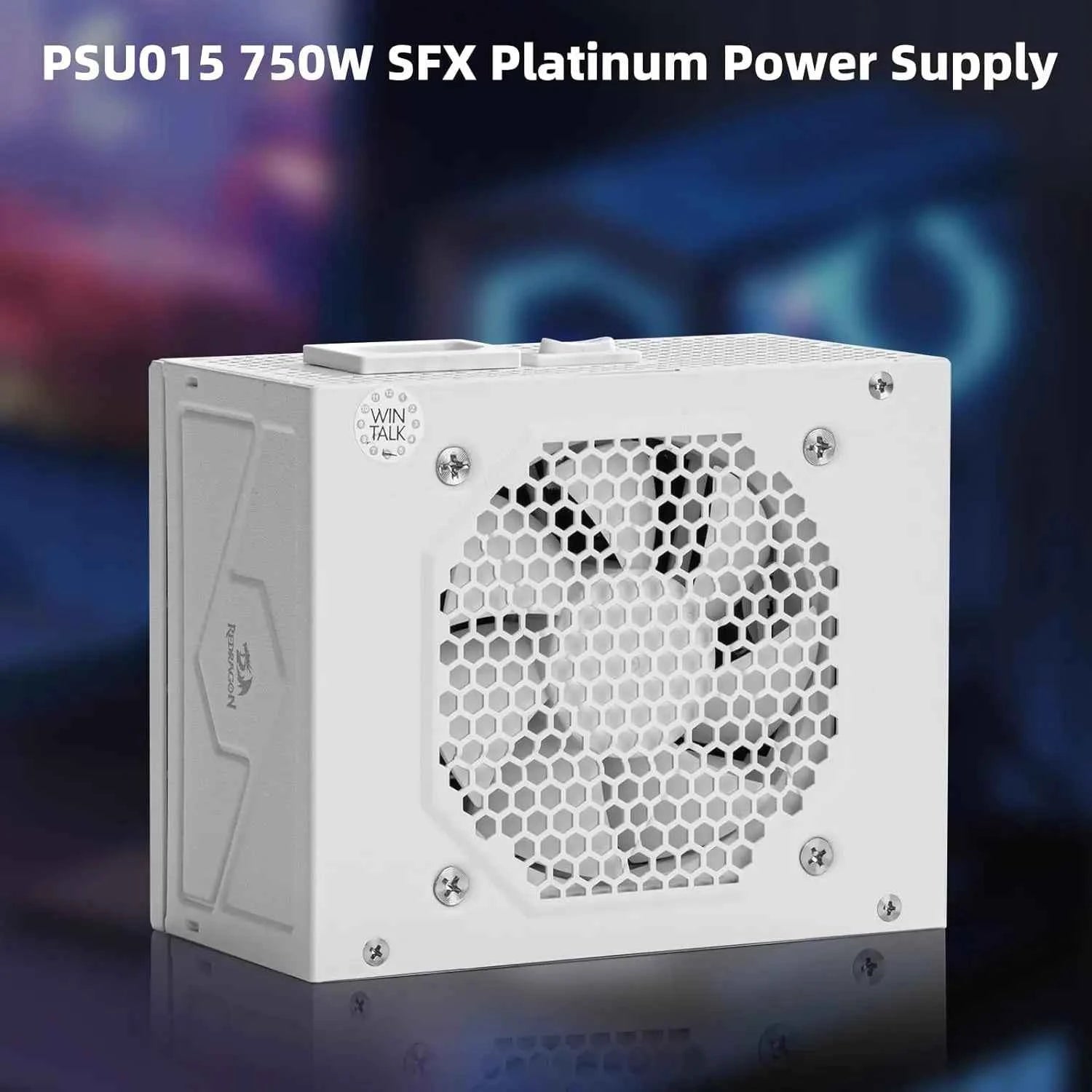 Redragon PSU015 80+ Platium 750 Watt SFX Fully Modular Low Noise Smart-ECO 0 RPM Fan ATX Compatible Panel Power Supply