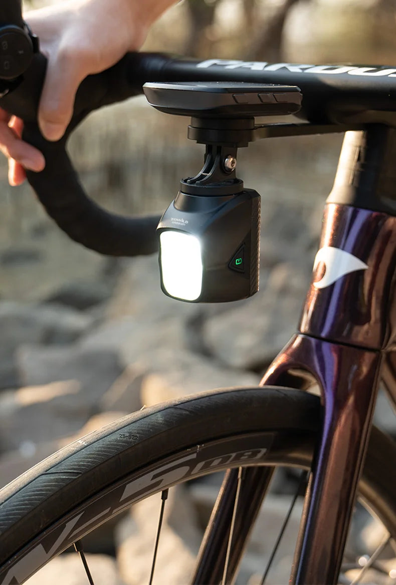 TOWILD DL1200S/DL1700 Bicycle Light With Cut-Off Line Beam1900LM Rechargeable Bike Front Light Power Bank Mtb Cycling Headlights